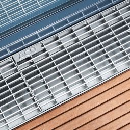 ACO Profiline Free Maschenrost für Fassadenentwässerung verschiedene Materialien und Größen