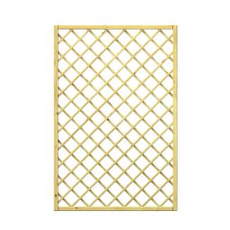 Wellker Sichtschutzzaun KDI Holz Rankgitter/Rankhilfe Sichtschutz Verschiedene Größen, mit Edelstahlklammern geheftet, Maschenweite 10x10 cm