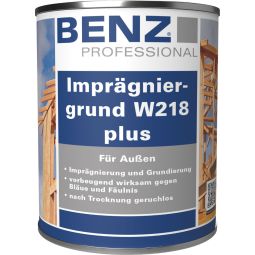 BENZ PROFESSIONAL Holz Imprägniergrund W218 plus farblos für Holzkonstruktionen im Außenbereich ohne Erdkontakt
