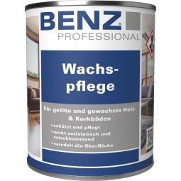 BENZ PROFESSIONAL Wachspflege farblos Schützt Böden mit strapazierfähigem Pflegefilm, wirkt antistatisch, rutschhemmend und schmutzabweisend
