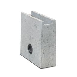 BIRCOplus Liniensinkkasten für Entwässerungsrinne NW100, 1-oder 2-seitiger Anschluss, mit Schlammeimer und Geruchsverschluss, KG-Muffe DN 100
