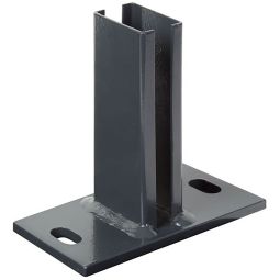 Bodenplatte - RAL 7016 pulverbeschichtet (anthrazitgrau) und feuerverzinkt