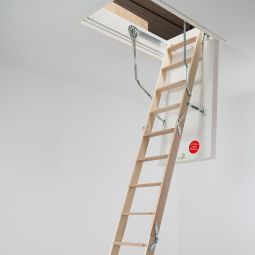 DOLLE Holz Bodentreppe clickFIX thermo 3-teilig, U-Wert 0,38 Dachbodentreppe verschiedene Größen