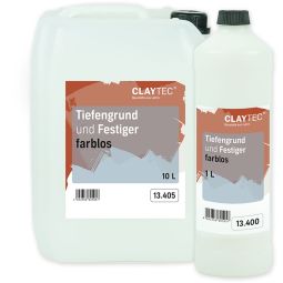 ClayTec Tiefengrund und Festiger verschiedene Gebindegrößen