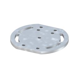 TraumGarten Eck-Montageadapter für Aufschraubanker Eck-Montageadapter aus feuerverzinktem Stahl, 1x18x16 cm – für alle TraumGarten Aufschraubanker, inkl. Schrauben