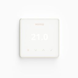 Warmup Element WLAN Thermostat mit SmartGeo Funktion weiß Die Heizungssteuerung für alle Warmup Fußbodenheizungen