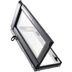 Roto Wohndachausstieg Designo R88G K2 2Premium Kunststoff Dachfenster verschiedene Größen und Flügelanschlagseiten, für beheizte Dachräume