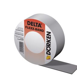 Dörken Delta Flexx Band F 100 Kaltselbstklebendes Anschluss‑ und Abdichtungsband für Dichtheits‑Details, 10 m Länge