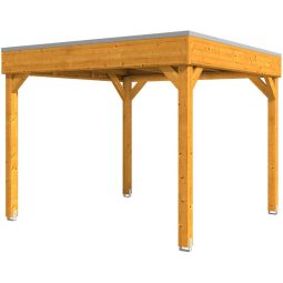 Skan Holz Pavillon Toulouse Eiche Hell Holzpavillon 302x302cm, KVH (Konstruktionsvollholz)