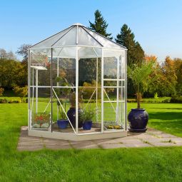 Vitavia Gewächshaus Pavillons Juno Tomatenhaus Weiß Verschiedene Größen