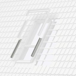 VELUX Eindeckrahmen ETW 0000 Ziegel hoch/Welle Alu WK34 Einheitsgröße für GIU/GIL