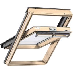 VELUX Dachfenster GGL 3162 Schwingfenster Holz klar lackiert ENERGIE SCHALLSCHUTZ KUPFER Fenster 3-fach Schallschutz-Verglasung