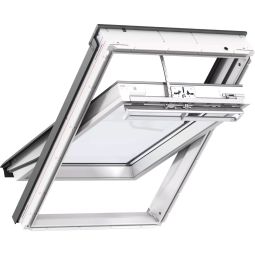 VELUX INTEGRA Dachfenster GGU 017021 Elektro-Schwingfenster Kunststoff THERMO KUPFER Fenster 2-fach Standard-Verglasung, inkl. Funk-Wandschalter