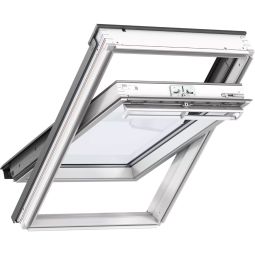 VELUX Dachfenster GGL 3184 Schwingfenster Holz klar lackiert ENERGIE KUPFER Fenster 3-fach Standard-Verglasung