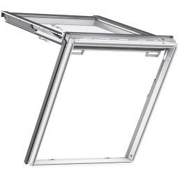 VELUX Wohn- und Ausstiegsfenster GTL 3184 Holz klar lackiert ENERGIE KUPFER Dachfenster 3-fach Standard-Verglasung