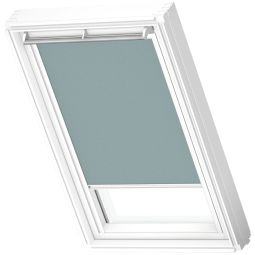 VELUX Verdunkelungsrollo manuell Nature Collection DKY Natur Lake 4903 natürliche Farbe, leichtgängige Bedienung, Führungsschienen im Slimline-Design 
