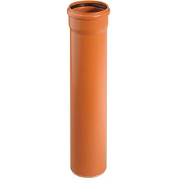 Wellker KG Rohr DN 250 Abwasserrohr für KG-System PVC - Coex SN 4, verschiedene Längen