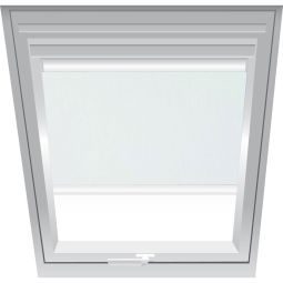 Roto Sichtschutzrollo Weiß 1-R01 lichtdurchlässig, Bedienung manuell, für verschiedene Fenstergrößen konfigurierbar