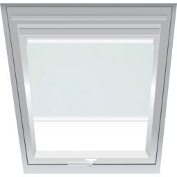 Roto Verdunklungsrollo Weiß 1-V01 lichtundurchlässig, Bedienung manuell oder elektrisch, für verschiedene Fenstergrößen konfigurierbar