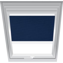Roto Verdunklungsrollo Nachtblau 2-V22 Dunkelblaues Verdunkelungsrollo für Roto‑Dachfenster für verschiedene Fenstergrößen konfigurierbar