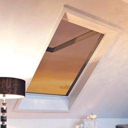 Roto Insektenschutzrollo Transpatec Gewebe T-300 großer Luftdurchlass, fast unsichtbar, Bedienung manuell, für verschiedene Fenstergrößen konfigurierbar