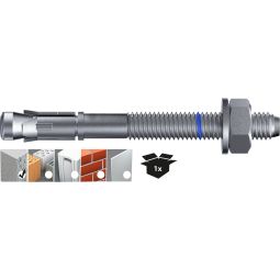 TOX Bolzenanker S-Fix Pro verzinkt Schwerlastanker M10 x 90/10