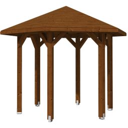 Skan Holz Pavillon Nancy Nussbaum Holzpavillon verschiedene Größen, Leimholz