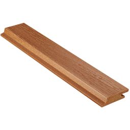 NATURinFORM WPC Fassadenverkleidung DIE GESTALTENDE bersteinbraun Rhombusleiste mit Holzmaserung, leicht gebürstet