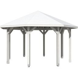 Skan Holz Pavillon Nice Weiß Holzpavillon verschiedene Größen, Leimholz