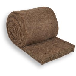 ISOLENA OPTIMAL Wärme- u. Schalldämmung aus 100% reiner Schafwolle Einseitig vernadelter Schafwollfilz für alle Dämmbereiche, verschiedene Stärken (2 Rollen im Pack)