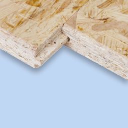 OSB 3 Platte 18 mm Nut und Feder 2050x675 mm Feuchtebeständige OSB/3-Platte, LxB 2050x675 mm, mit vierseitiger Nut- und Federverbindung, formaldehydfrei