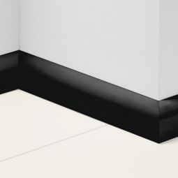 Parador Sockelleiste Uni Schwarz D002 Fußleisten Länge 2200 mm, verschiedene Formen