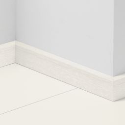 Parador Sockelleiste Eiche D023 Kristallweiß Fußleisten 2200 mm, Form: SL 3