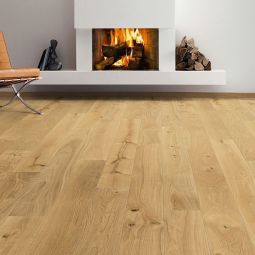 HARO Parkett Landhausdiele Eiche Universal 2. Wahl Mit einer Naturalin Oberfläche und Top Connect Klicksystem, 2. Wahl