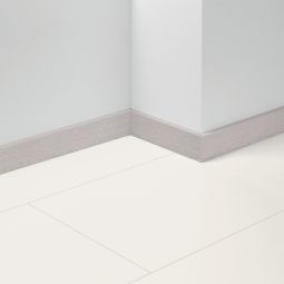 Parador Dekor-Sockelleiste Eiche D128 SL 3/18 hellgrau Fußleisten Länge 2200 mm, verschiedene Formen