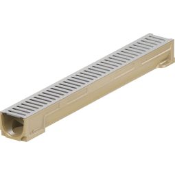 Wellker Self Rinne Typ Belgien mit Stegrost verzinkt verschiedene Größen