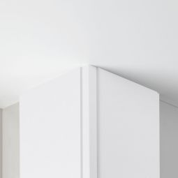 Parador Faltleiste Dekor Weiss Hochglanz Flexible Hochglanzleiste für saubere Kanten und Übergänge, 2200x60x3,5 mm