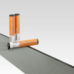 BAUDER Elastomerbitumen-Schweißbahn PYE PV 200 S5 EN Schiefer natur Oberseite: Schiefer natur, Unterseite: Flämmfolie, Trägereinlage Polyestervlies 250 g/m², 5 m²/Rolle