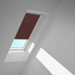 VELUX Rollo Rehbraun 4162 Standard-Sichtschutzrollo mit Führungsschienen, für verschiedene VELUX-Dachfenster geeignet