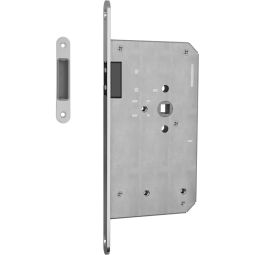 Karcher KD Comfort Magnetschloss S9 MS Edelstahl matt Türgriff-Design ohne Schlüsselrosette, für stumpf einschlagende Türen DIN rechts oder DIN links