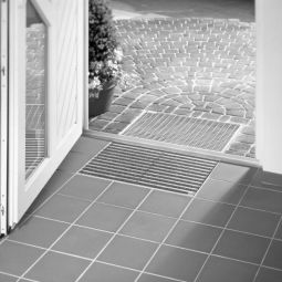 Schuhabstreifer-Set innen, Rips, anthrazit Fußabtreter verschiedene Größen