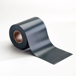 Sichtschutzstreifen Blickdichtrolle light anthrazit mit Klemmschienen Doppelstabzaun Zaunfolie 630 g/qm Gewicht, Rollenlänge: 35 m, Höhe: 19 cm, Klemmschienen: 30 Stück


