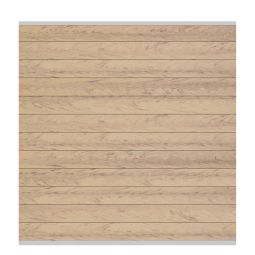 TraumGarten Sichtschutzzaun SYSTEM WPC CLASSIC Zaunfeld-Set Sand Sichtschutz Steckzaun Lamellenzaun Pflegeleichtes, gebürstetes WPC-Zaunset 178×184 cm (BxH), 12 Nut‑und‑Feder-Einzelprofilen und wählbare Aluminium-Abschlussleisten