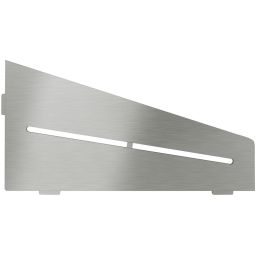 Schlüter-SHELF-E-S3 EB PURE Edelstahl V2A gebürstet viereckige Ablage, 154x295 mm