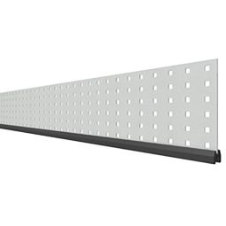 TraumGarten Sichtschutzzaun SYSTEM Dekorprofil-Set Edelstahl GAMMA Anthrazit Höhe: 15 cm oder 30 cm, inkl. Adapterleiste
