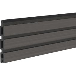 TraumGarten Sichtschutzzaun SYSTEM NEO PLATINUM Einzelprofil anthrazit WPC-Einzelprofil 15x2 cm, Länge 178,3 cm – ummantelt, kürzbar, UV-beständig, ideal für Zaun-Selbstbau