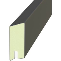 TraumGarten SYSTEM Rhombus Lichtleiste anthrazit Moderne Beleuchtung für klare, elegante Zaunlinien, 179 x 6 x 2 cm