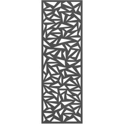 TraumGarten Sichtschutzzaun SYSTEM Designgitter TRIGON Anthrazit Sichtschutz Designgitter aus Metall, gelocht & pulverbeschichtet, in 2 Größen & Farben – montagefertig mit Klemmleisten