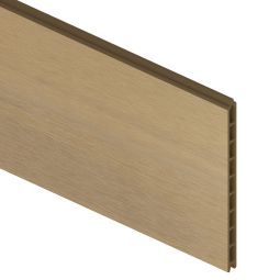 TraumGarten DreamDeck SYSTEM Platinum XL Einzelprofil lärche Einzelprofil für flexible Zaungestaltung im Holzlook, 30 x 2 x 178 cm