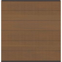 TraumGarten SYSTEM Platinum XL Zaunset Teak Braun Zaunfeld-Set für moderne Sichtschutzanlagen, 178 x 184 cm